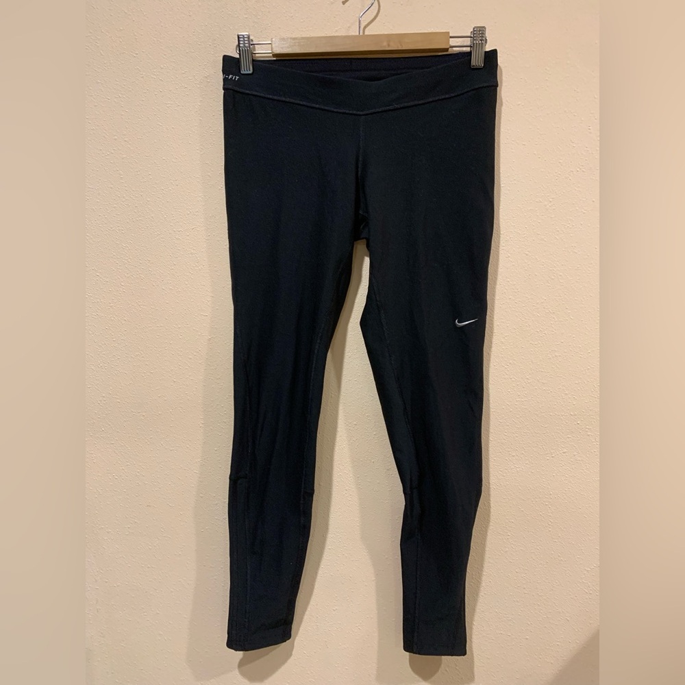 Nike Black Active Leggings size medium women